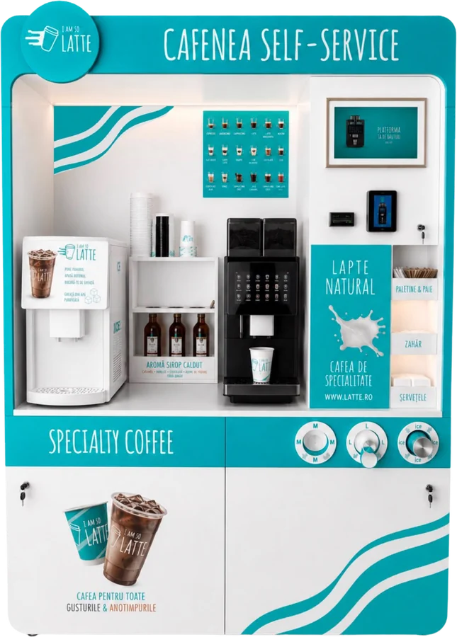 Latte Pro with ice — mobilier I am so Latte cu aparat de gheață